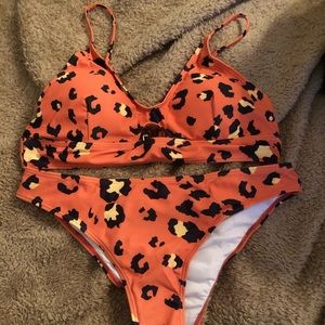 BRAND NEW cheetah print bikini!
